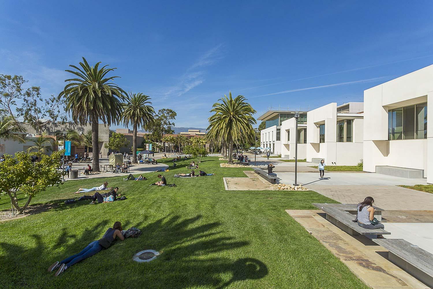 UCSB Library Lawn